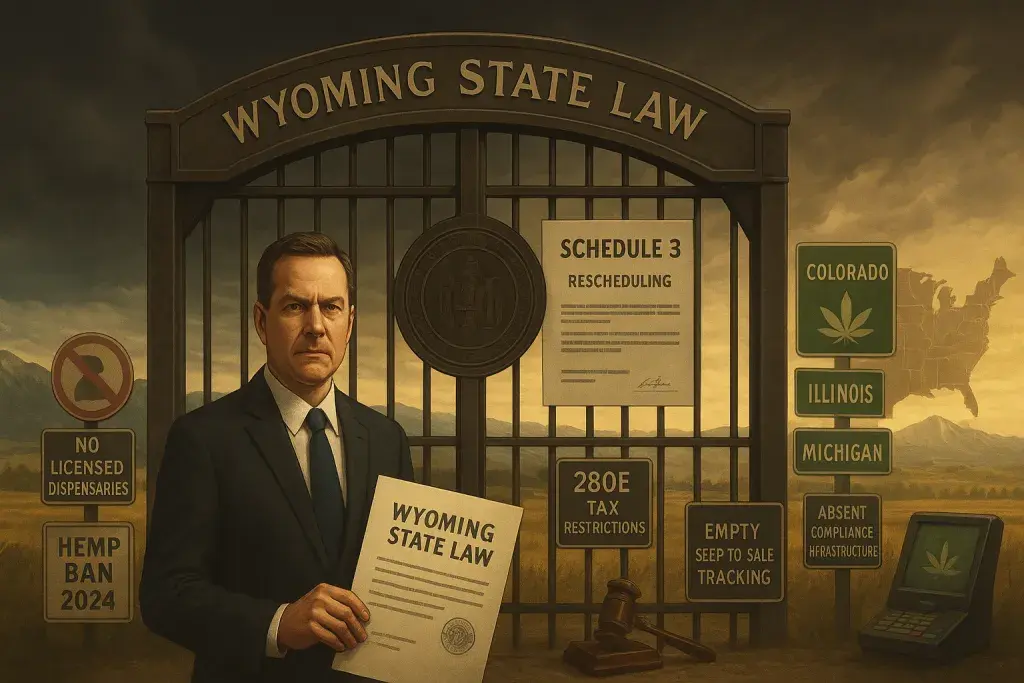 Wyoming Blocks Federal Marijuana Rescheduling, Leaving Operators With No Path In