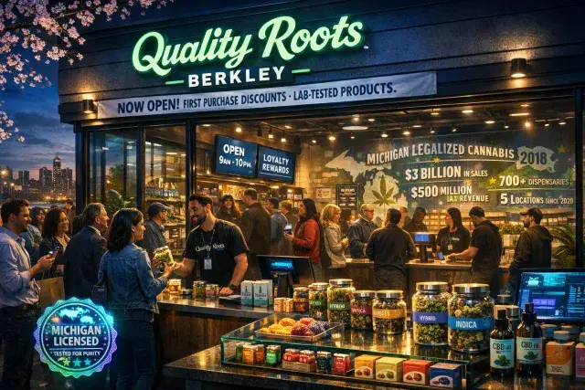 Quality Roots Opens Berkley Retail Location, Expanding Cannabis Access