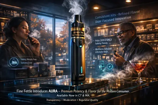 Fine Fettle Introduces AURA Vape, Redefining Premium Cannabis Experiences