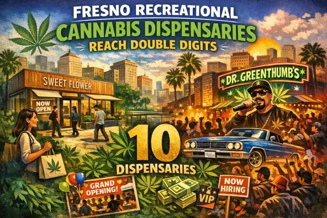 Fresno Recreational Cannabis Dispensaries Reach Double Digits as Two New Stores Launch