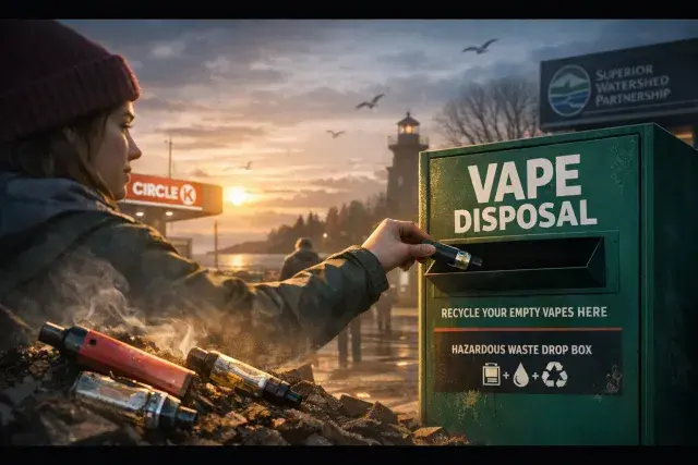 Marquette Installs Vape Drop-Off Boxes to Curb Hazardous Waste Pollution